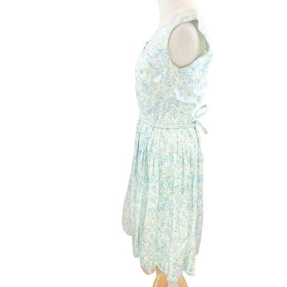 Vintage 60's Colony Classics Floral Tie Waist Dress - Picture 9 of 10